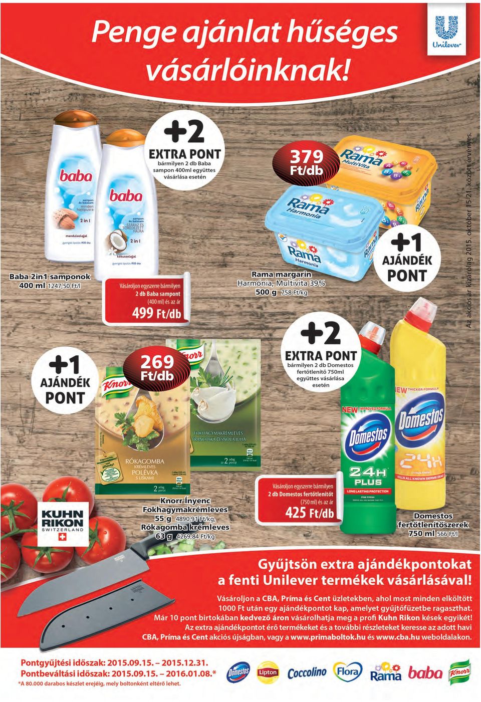 Multivita 39% 500 g 758 Az akciós ár kizárólag 2015. október 15-21.