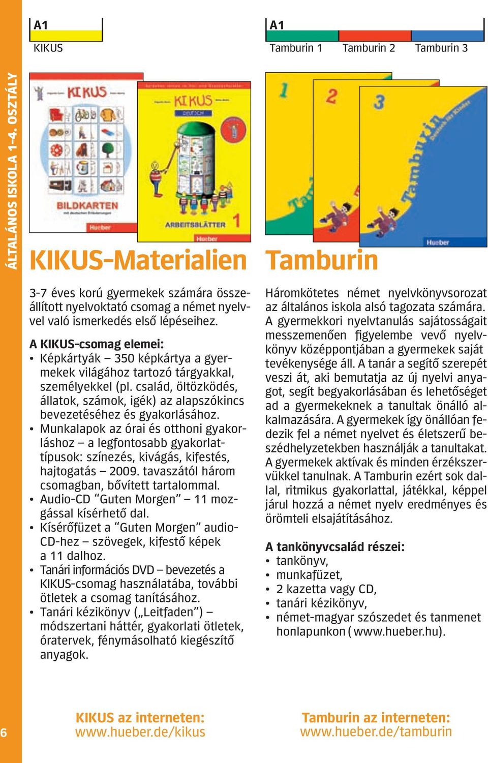 A KIKUS-csomag elemei: Képkártyák 350 képkártya a gyermekek világához tartozó tárgyakkal, személyekkel (pl. család, öltözködés, állatok, számok, igék) az alapszókincs bevezetéséhez és gyakorlásához.