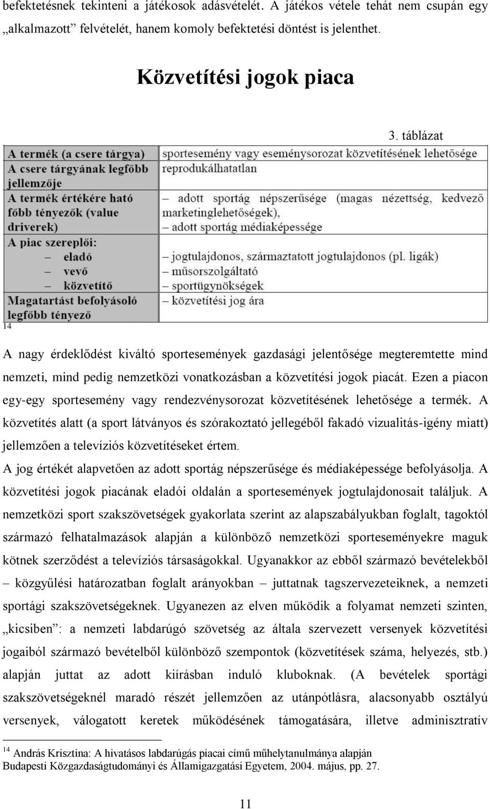 Ezen a piacon egy-egy sportesemény vagy rendezvénysorozat közvetítésének lehetősége a termék.