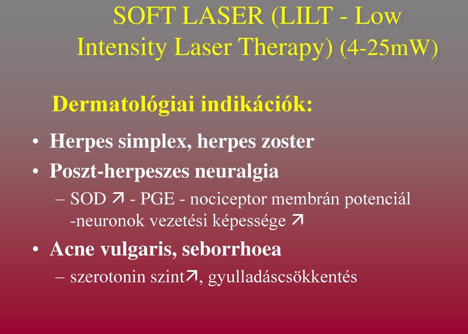 Poszt-herpeszes neuralgia SOD - PGE - nociceptor membrán potenciál