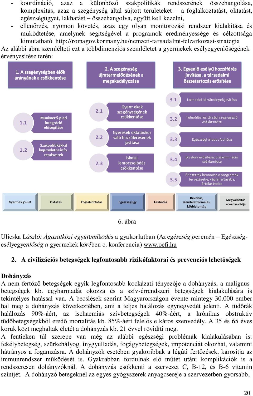 kimutatható. http://romagov.kormany.hu/nemzeti-tarsadalmi-felzarkozasi-strategia Az alábbi ábra szemlélteti ezt a többdimenziós szemléletet a gyermekek esélyegyenlőségének érvényesítése terén: 6.