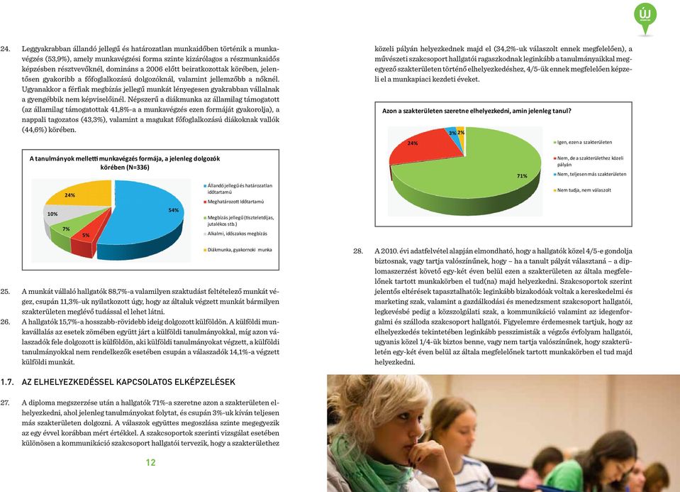 Ugyanakkor a férfiak megbízás jellegű munkát lényegesen gyakrabban vállalnak a gyengébbik nem képviselőinél.