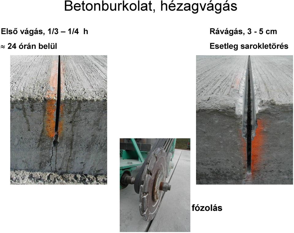 órán belül Rávágás, 3-5 cm