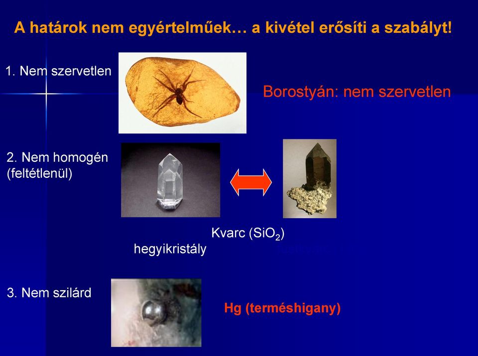 Nem szervetlen Borostyán: nem szervetlen 2.