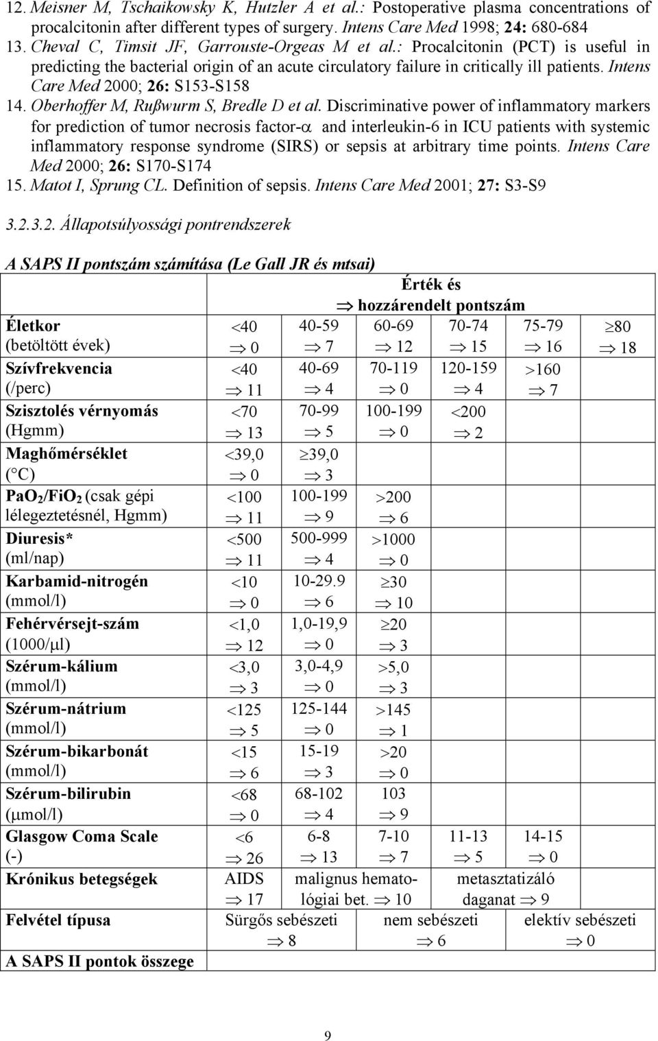 Intens Care Med 2000; 26: S153-S158 14. Oberhoffer M, Rußwurm S, Bredle D et al.