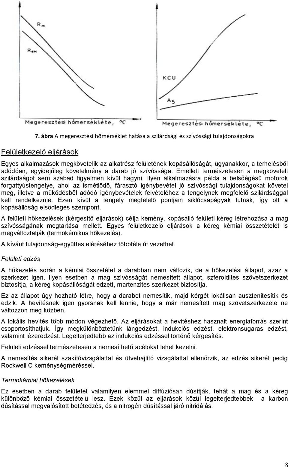 Ilyen alkalmazásra példa a belsőégésű motorok forgattyústengelye, ahol az ismétlődő, fárasztó igénybevétel jó szívóssági tulajdonságokat követel meg, illetve a működésből adódó igénybevételek