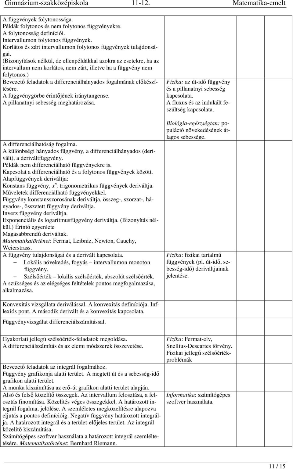 (Bizonyítások nélkül, de ellenpéldákkal azokra az esetekre, ha az intervallum nem korlátos, nem zárt, illetve ha a függvény nem folytonos.