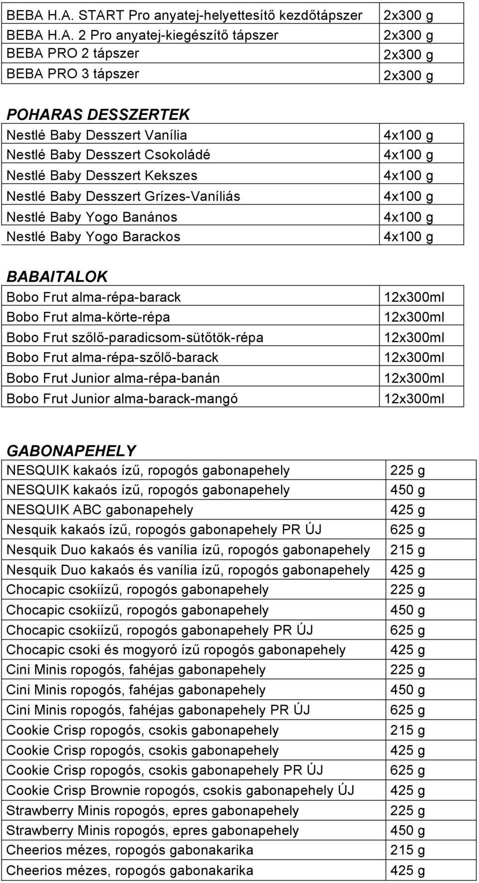 Bobo Frut szőlő-paradicsom-sütőtök-répa Bobo Frut alma-répa-szőlő-barack Bobo Frut Junior alma-répa-banán Bobo Frut Junior alma-barack-mangó 2x300 g 2x300 g 2x300 g 2x300 g 4x00 g 4x00 g 4x00 g 4x00