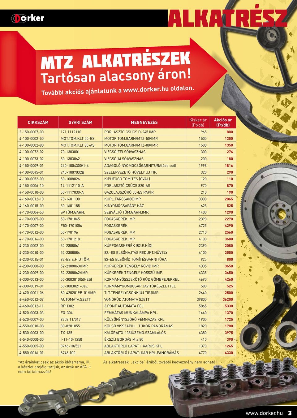 1500 1350 4-100-0002-80 MOT.TOM.KLT 80-AS MOTOR TÖM.GARN/MTZ-80/IMP.