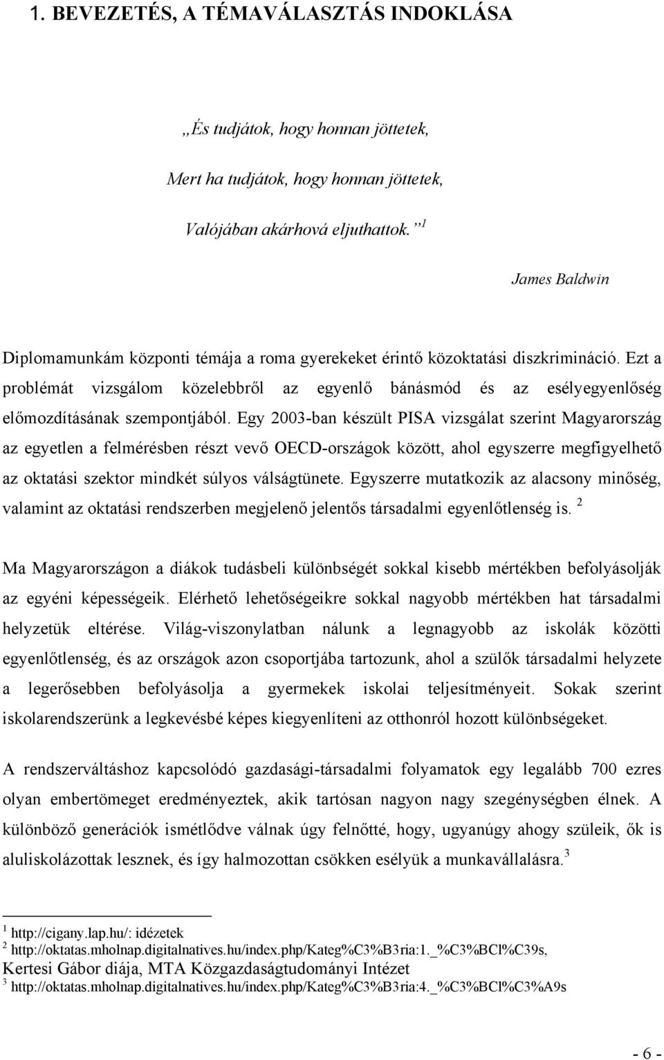 Ezt a problémát vizsgálom közelebbről az egyenlő bánásmód és az esélyegyenlőség előmozdításának szempontjából.