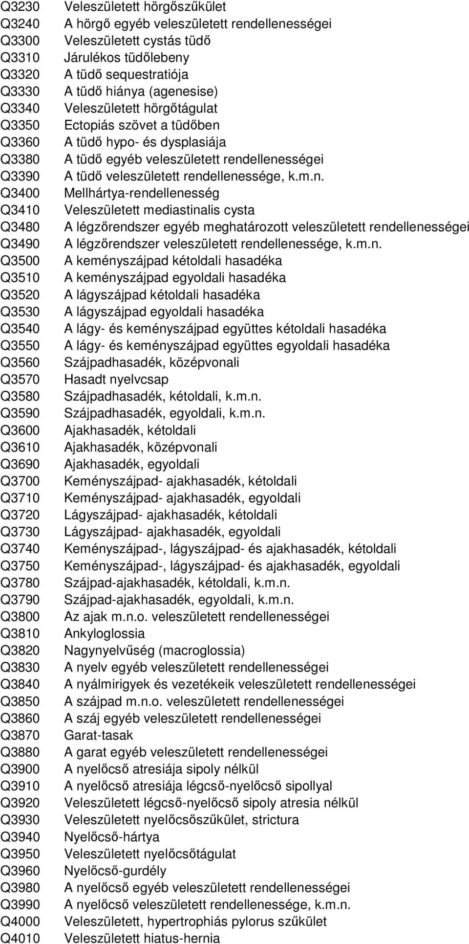 rendellenességei Veleszületett cystás tüdı Járulékos tüdılebeny A tüdı sequestratiója A tüdı hiánya (agenesise) Veleszületett hörgıtágulat Ectopiás szövet a tüdıben A tüdı hypo- és dysplasiája A tüdı