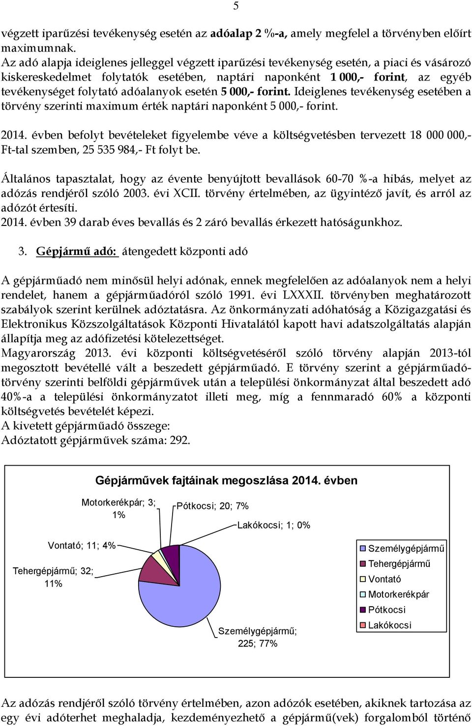 adóalanyok esetén 5 000,- forint. Ideiglenes tevékenység esetében a törvény szerinti maximum érték naptári naponként 5 000,- forint. 2014.