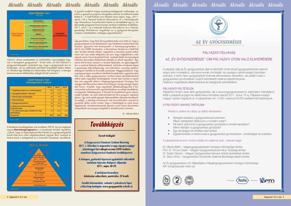 április 1-tôl a Nemzeti Erôforrás Minisztérium és a Nemzetgazdasági Minisztérium konzultációkat folytat az érintettekkel egy új, hatékonyabb gyógyszer finanszírozási rendszer kialakítása érdekében.