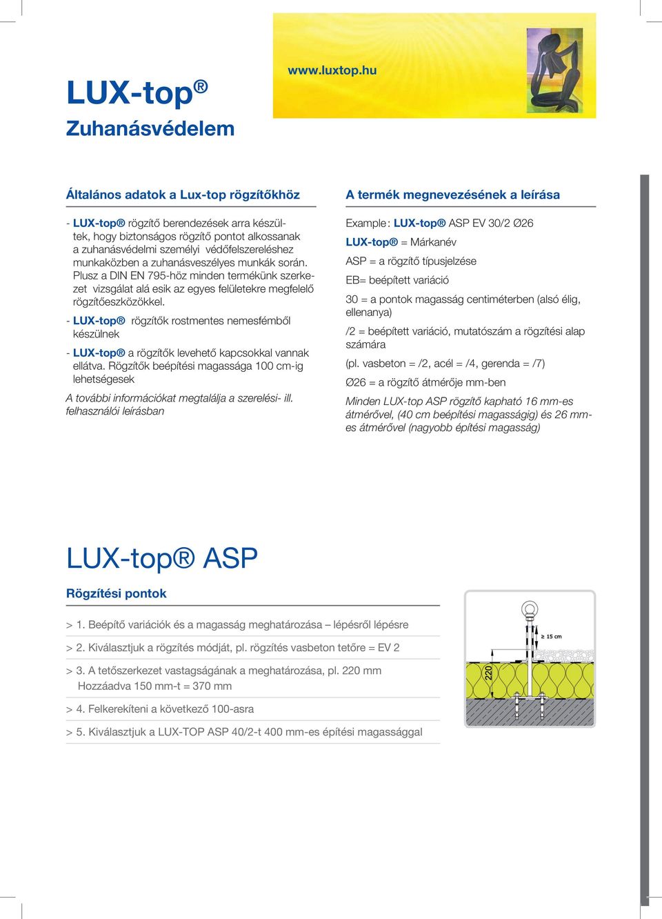 - LUX-top rögzítők rostmentes nemesfémből készülnek - LUX-top a rögzítők levehető kapcsokkal vannak ellátva.