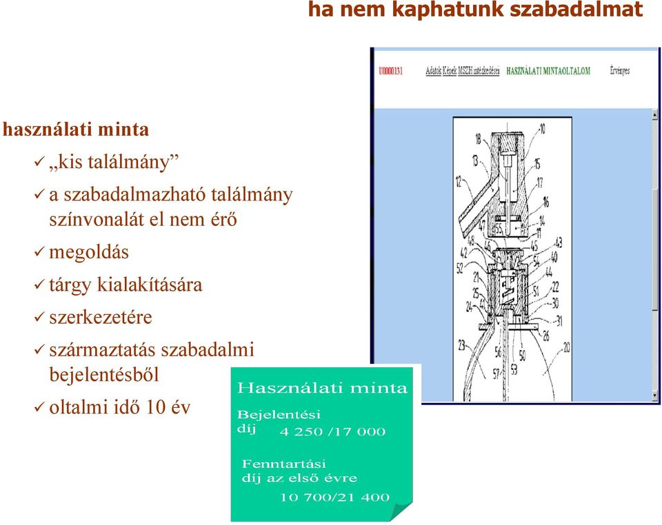 el nem érő megoldás tárgy kialakítására