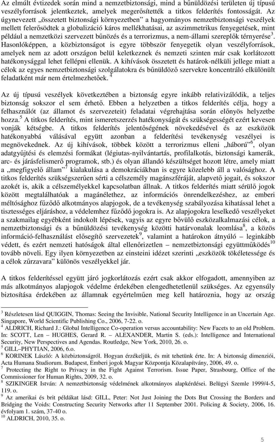 nemzetközi szervezett bűnözés és a terrorizmus, a nem-állami szereplők térnyerése 3.