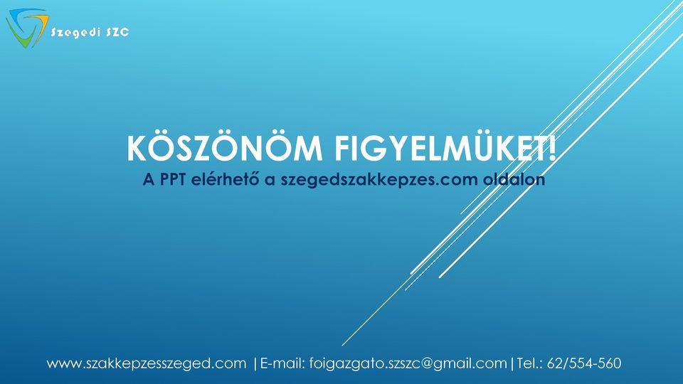 A PPT elérhető a