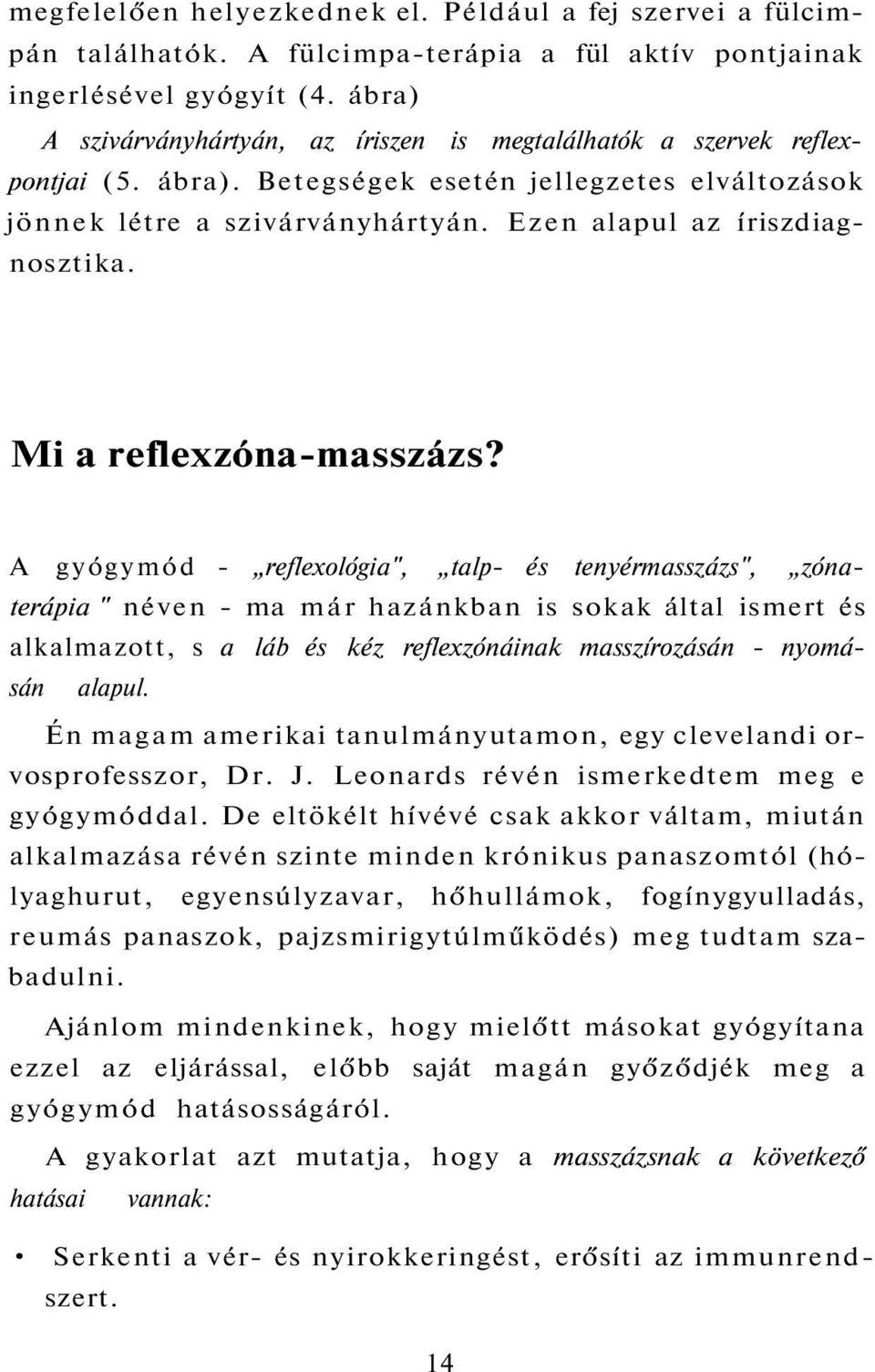 Mi a reflexzóna-masszázs?