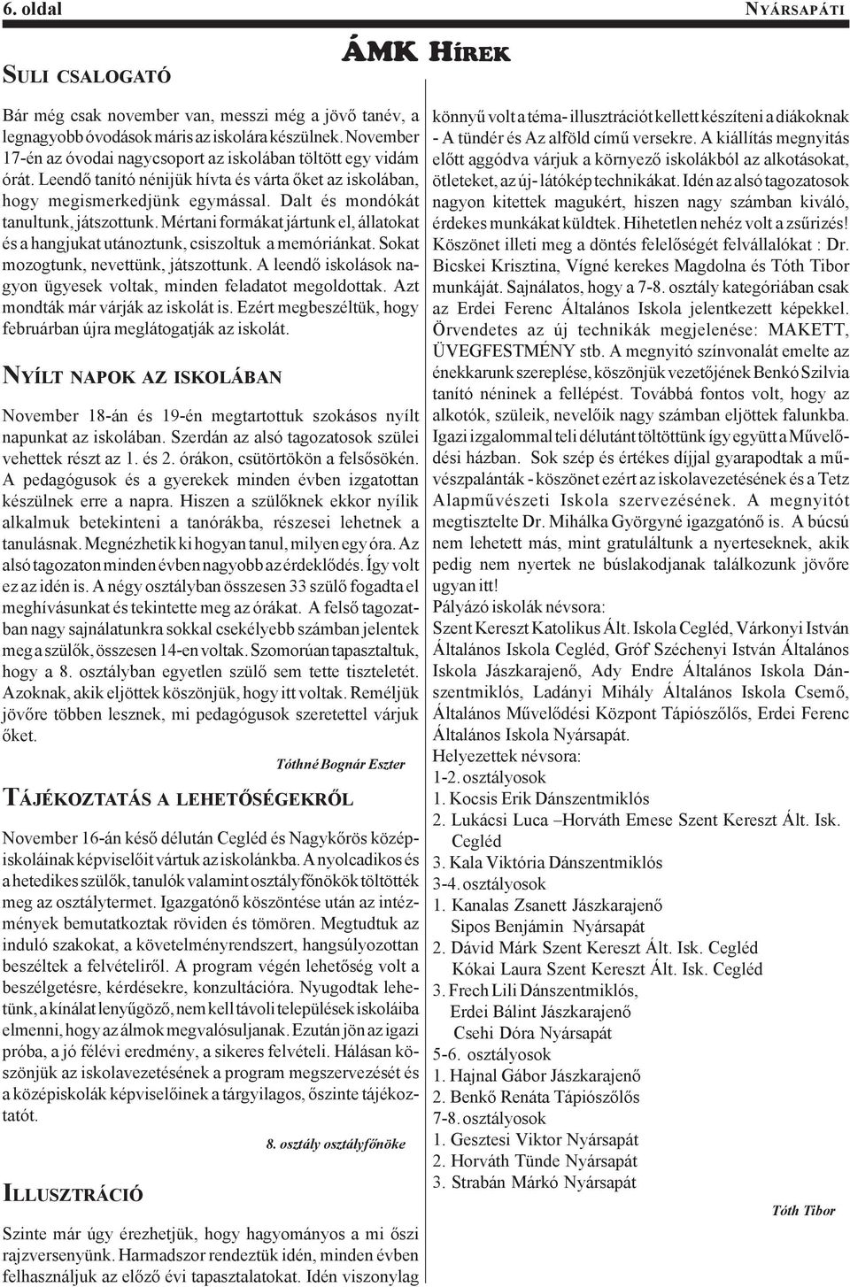 Dalt és mondókát tanultunk, játszottunk. Mértani formákat jártunk el, állatokat és a hangjukat utánoztunk, csiszoltuk a memóriánkat. Sokat mozogtunk, nevettünk, játszottunk.