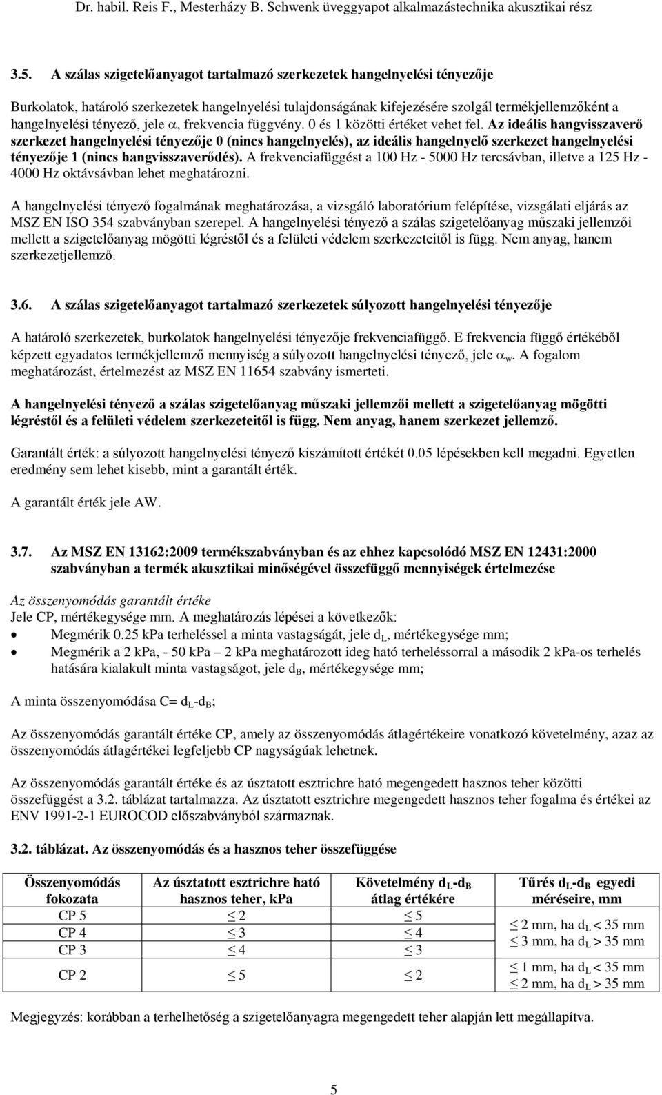 Az ideális hangvisszaverő szerkezet hangelnyelési tényezője 0 (nincs hangelnyelés), az ideális hangelnyelő szerkezet hangelnyelési tényezője 1 (nincs hangvisszaverődés).