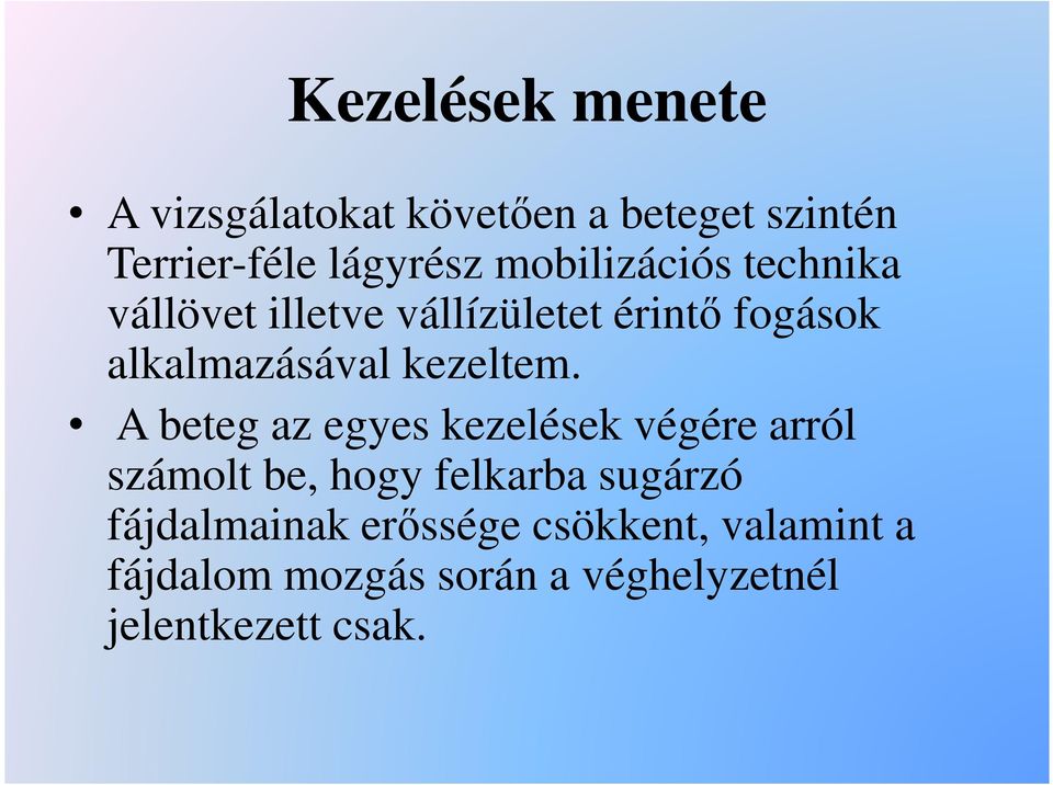 kezeltem.