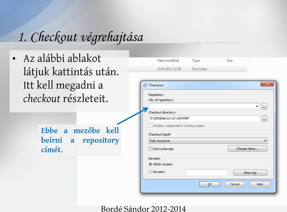 Itt kell megadni a checkout