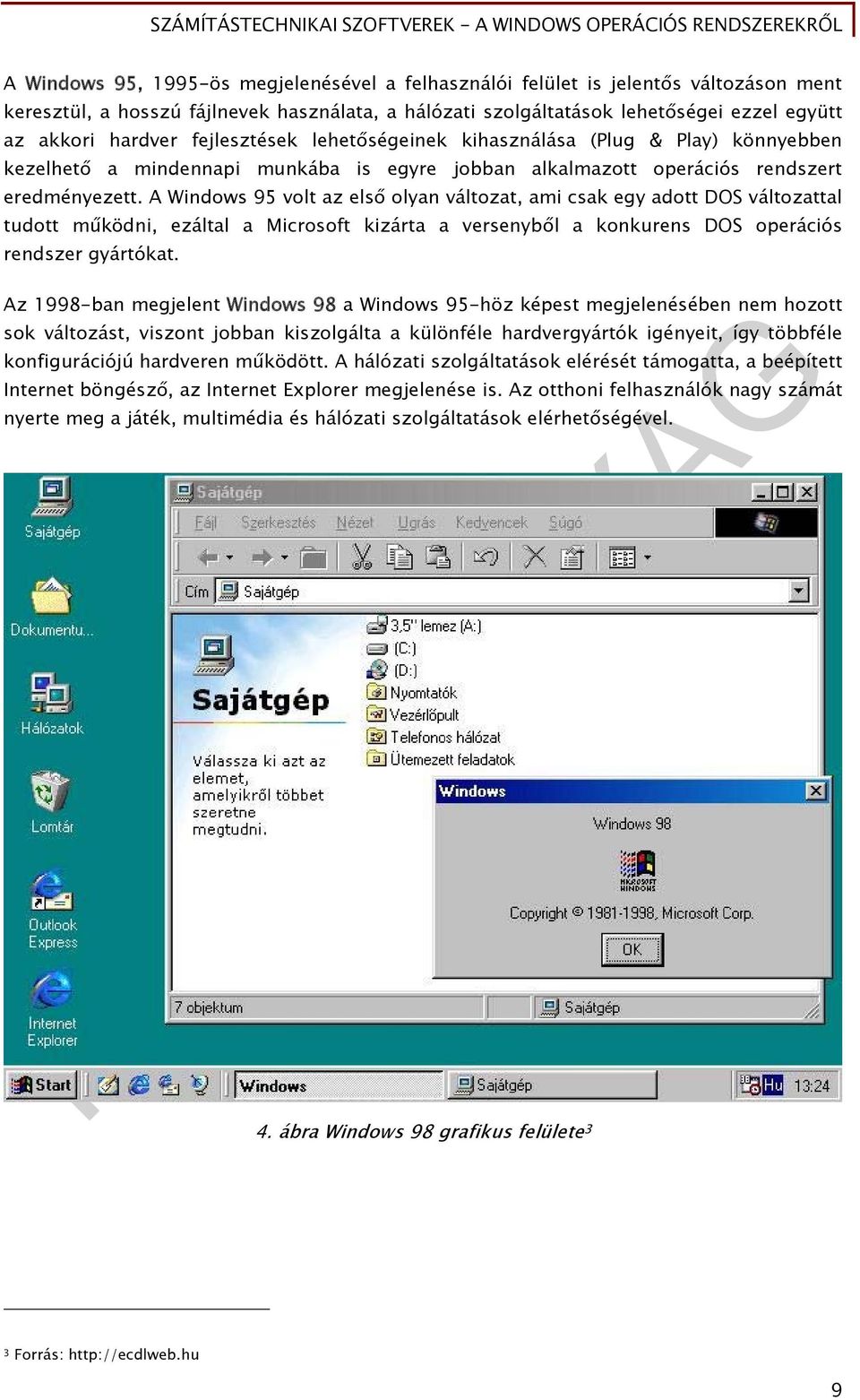 A Windows 95 volt az első olyan változat, ami csak egy adott DOS változattal tudott működni, ezáltal a Microsoft kizárta a versenyből a konkurens DOS operációs rendszer gyártókat.