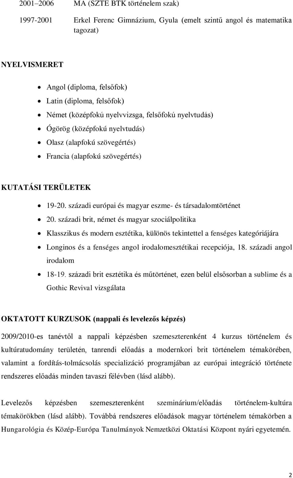 századi európai és magyar eszme- és társadalomtörténet 20.