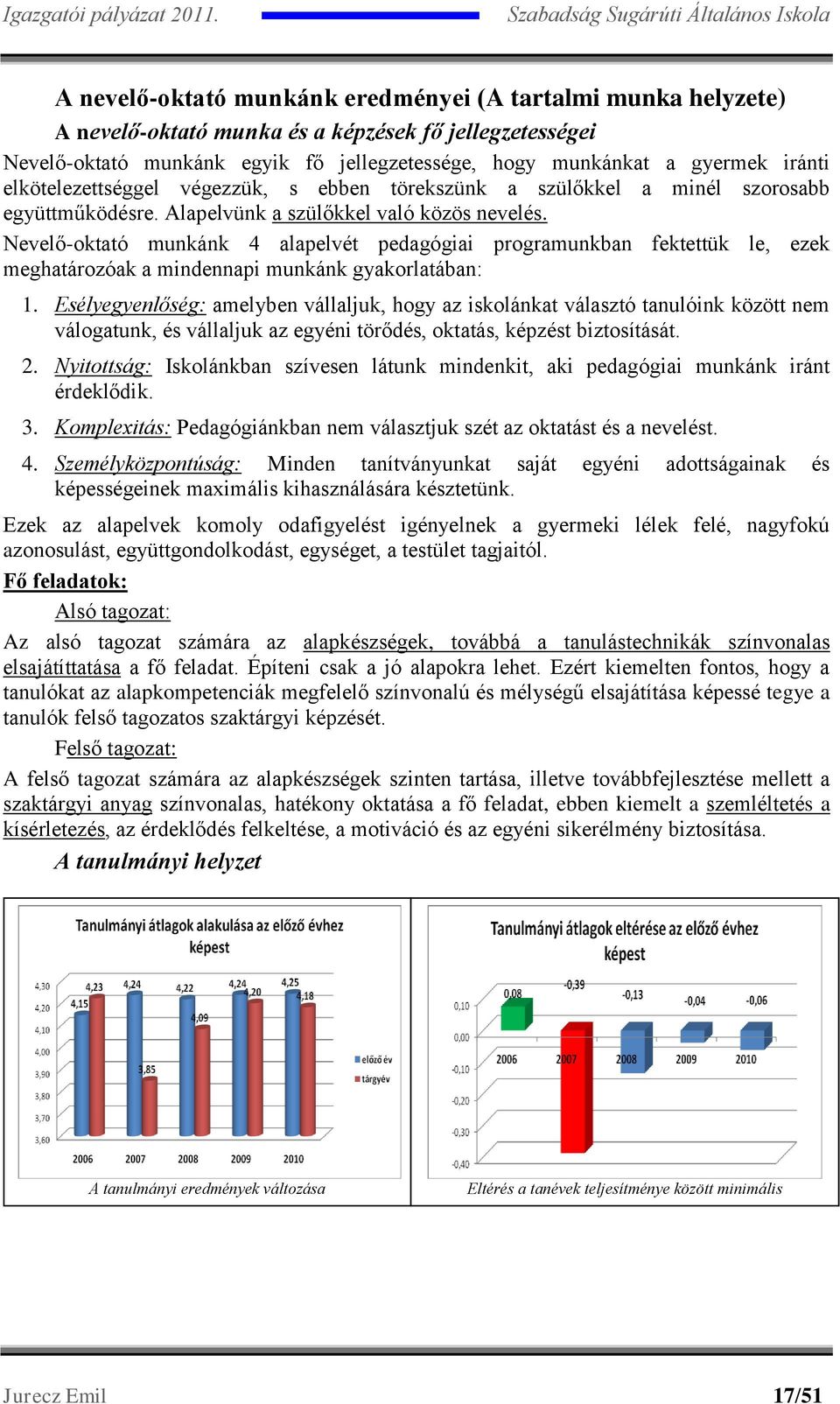 Nevelő-oktató munkánk 4 alapelvét pedagógiai programunkban fektettük le, ezek meghatározóak a mindennapi munkánk gyakorlatában: 1.