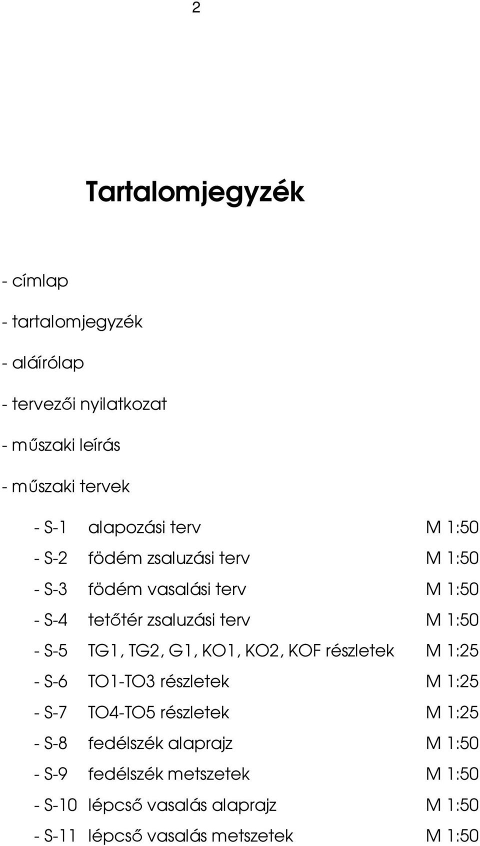 Tartószerkezeti tervdokumentáció pdf