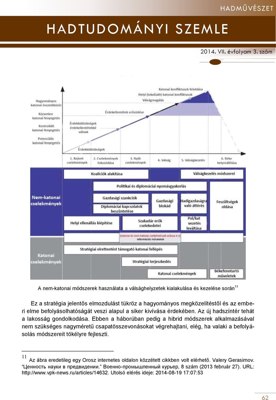 Ebben a háborúban pedig a hibrid módszerek alkalmazásával nem szükséges nagyméretű csapatösszevonásokat végrehajtani, elég, ha valaki a befolyásolás módszereit tökélyre fejleszti.