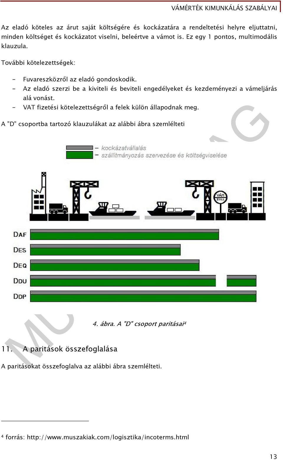 - Az eladó szerzi be a kiviteli és beviteli engedélyeket és kezdeményezi a vámeljárás alá vonást. - VAT fizetési kötelezettségről a felek külön állapodnak meg.