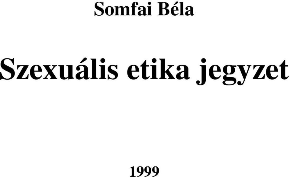 Szexuális