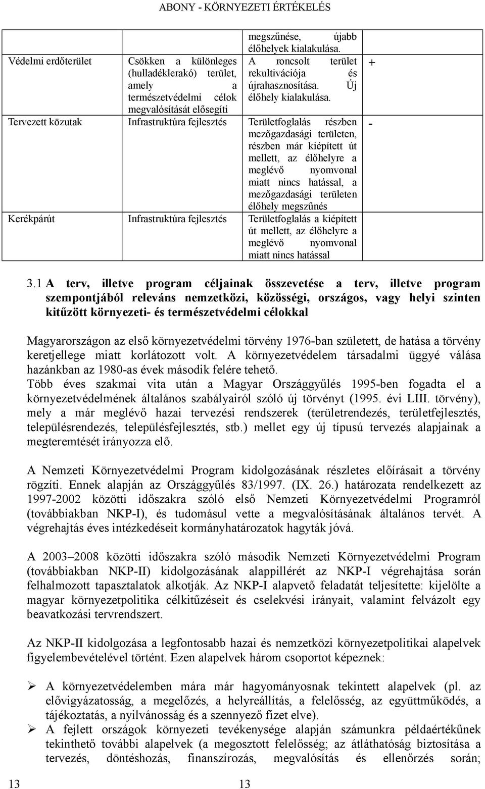 Területfogllás részben mezőgzdsági területen, részben már kiépített út mellett, z élőhelyre meglévő nyomvonl mitt nincs htássl, mezőgzdsági területen élőhely megszűnés Területfogllás kiépített út