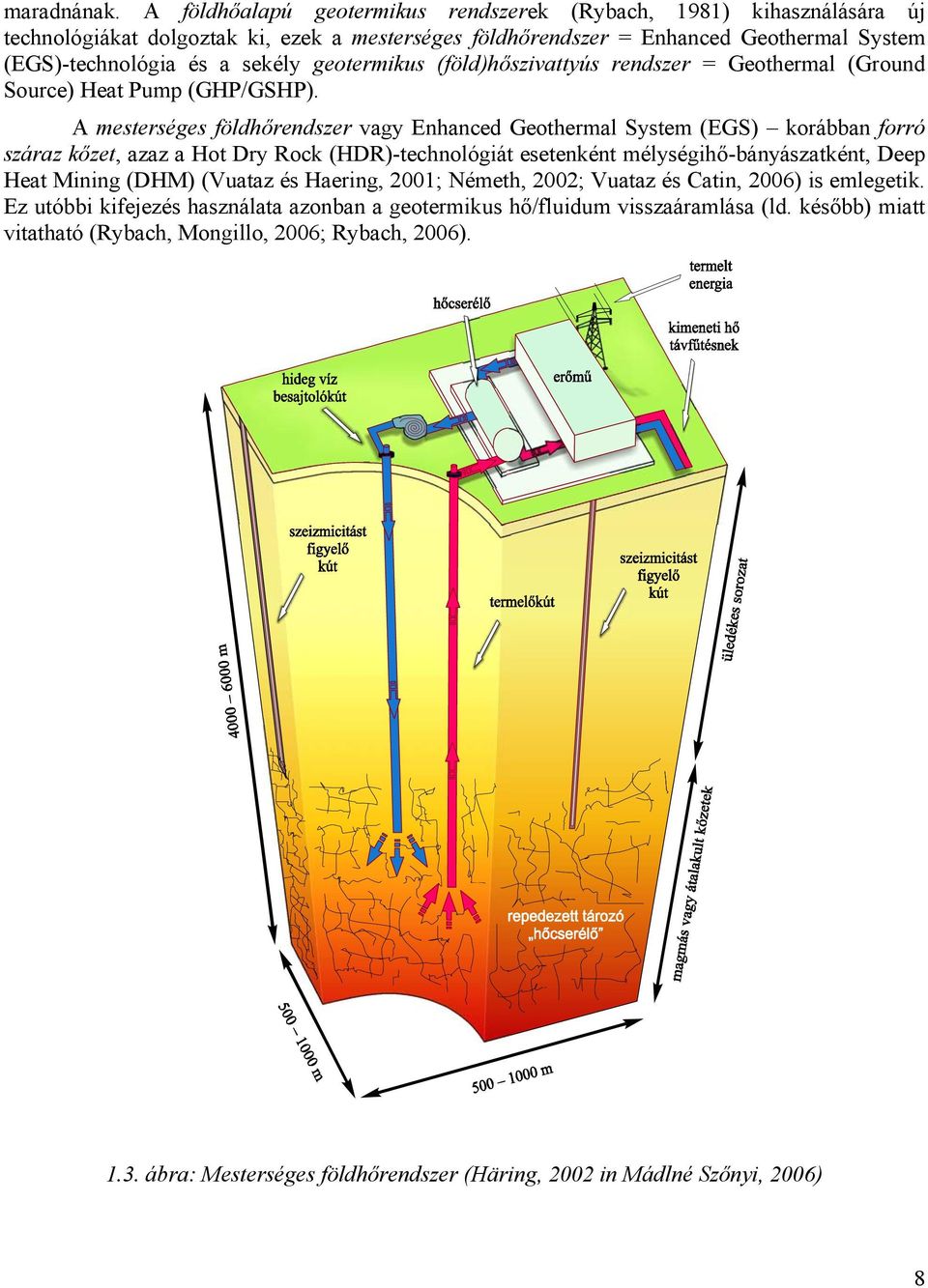 geotermikus (föld)hőszivattyús rendszer = Geothermal (Ground Source) Heat Pump (GHP/GSHP).