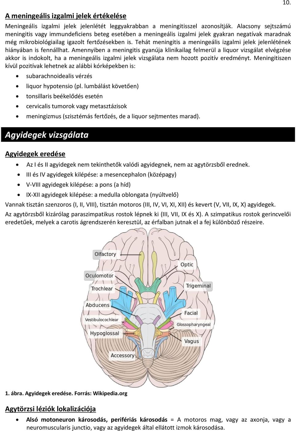 Tehát meningitis a meningeális izgalmi jelek jelenlétének hiányában is fennállhat.