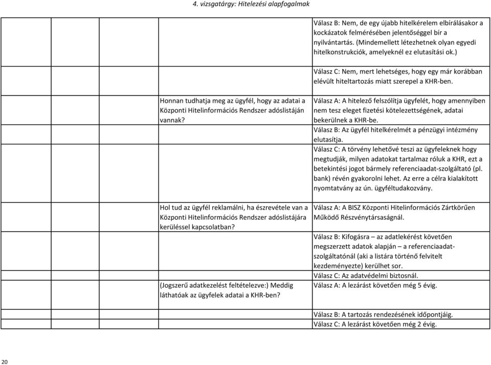 Honnan tudhatja meg az ügyfél, hogy az adatai a Központi Hitelinformációs Rendszer adóslistáján vannak?