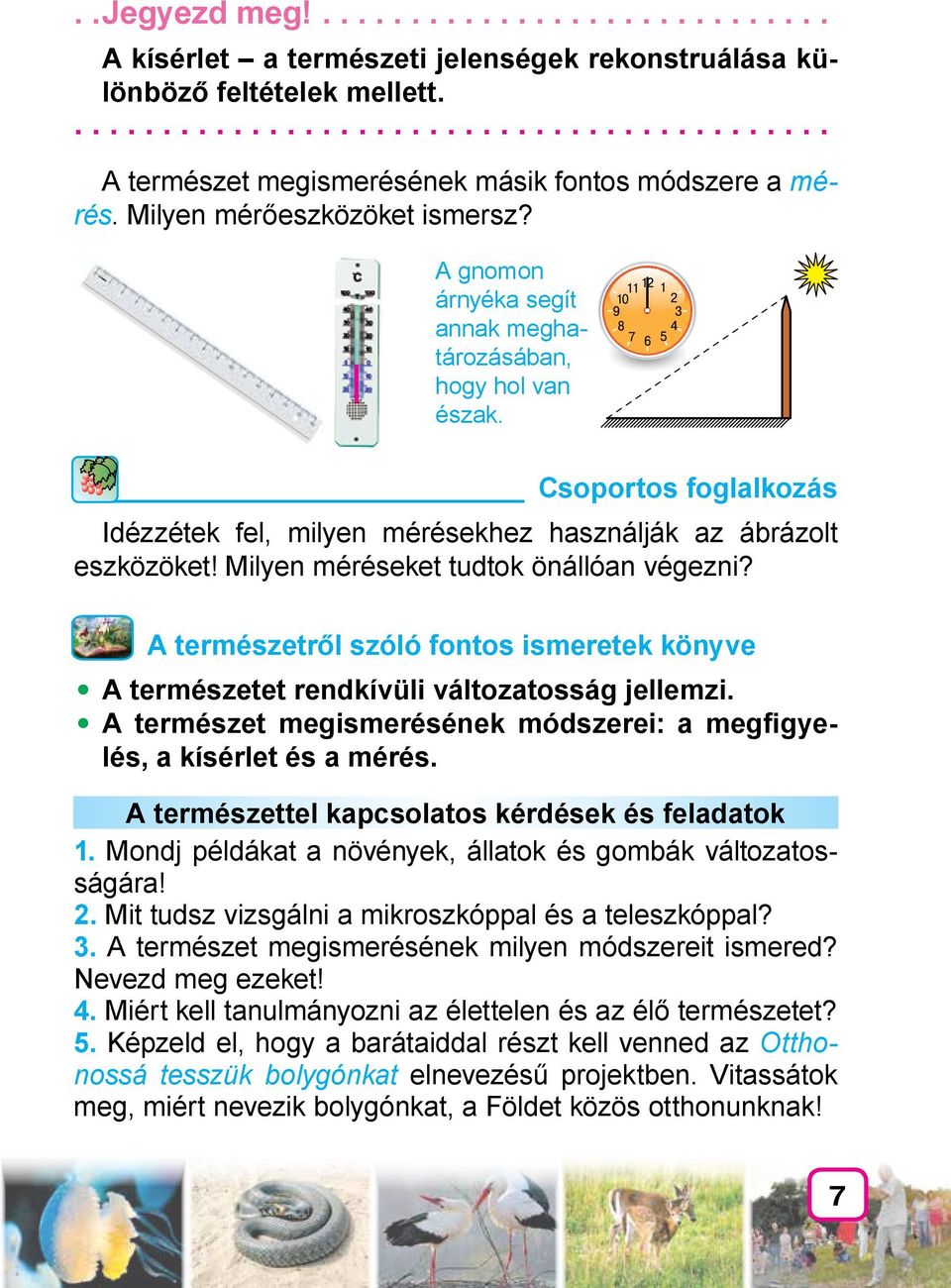 Milyen méréseket tudtok önállóan végezni? A természetről szóló fontos ismeretek könyve A természetet rendkívüli változatosság jellemzi.