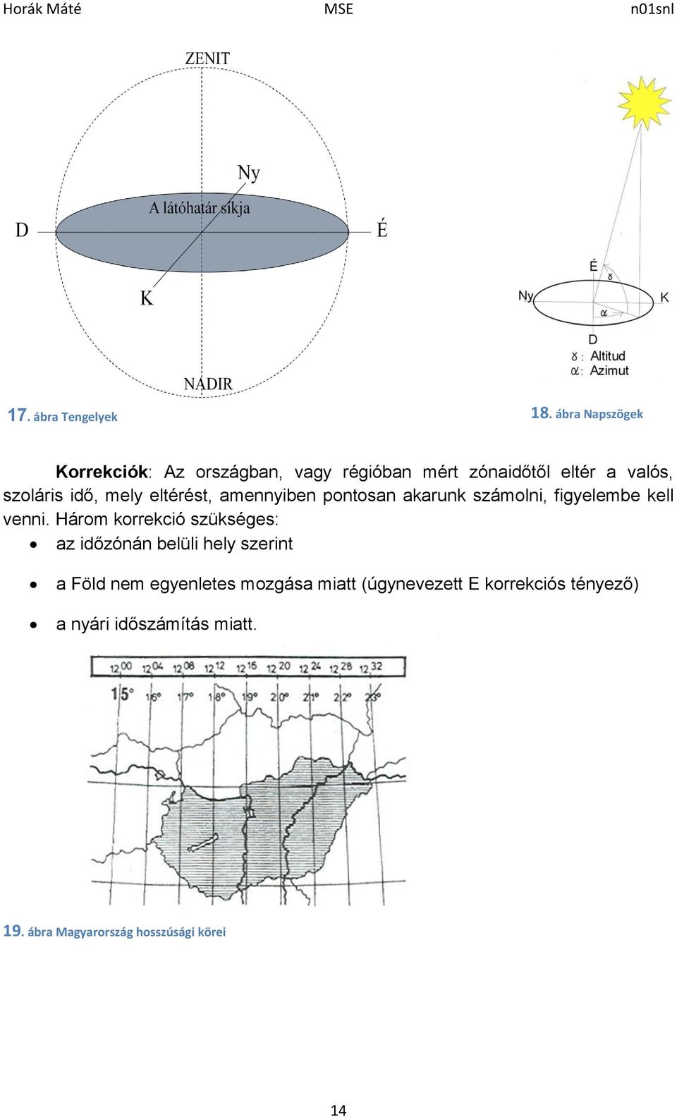 mely eltérést, amennyiben pontosan akarunk számolni, figyelembe kell venni.