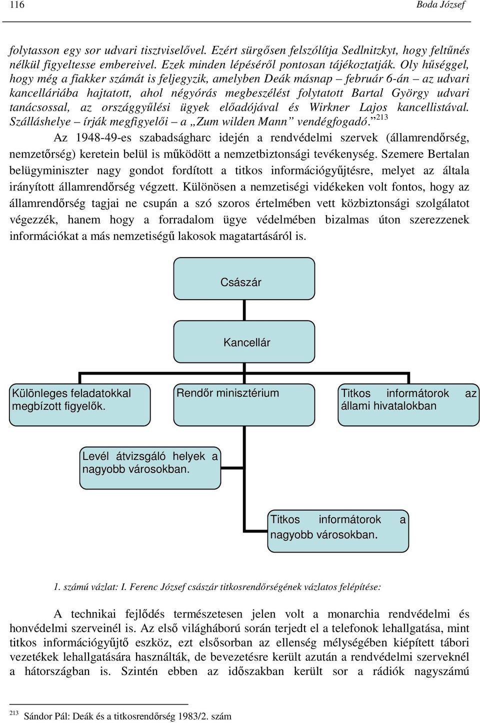 országgyőlési ügyek elıadójával és Wirkner Lajos kancellistával. Szálláshelye írják megfigyelıi a Zum wilden Mann vendégfogadó.