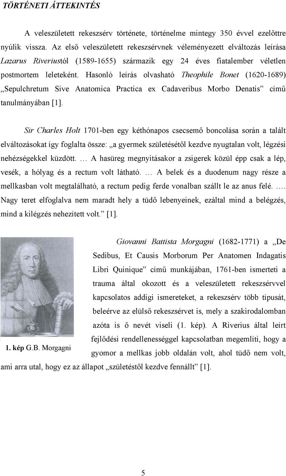 Hasonló leírás olvasható Theophile Bonet (1620-1689) Sepulchretum Sive Anatomica Practica ex Cadaveribus Morbo Denatis című tanulmányában [1].