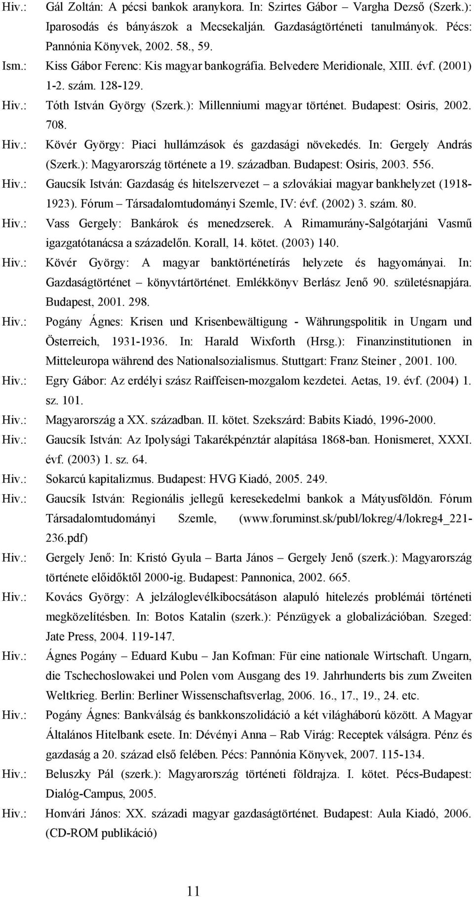 Kövér György: Piaci hullámzások és gazdasági növekedés. In: Gergely András (Szerk.): Magyarország története a 19. században. Budapest: Osiris, 2003. 556.