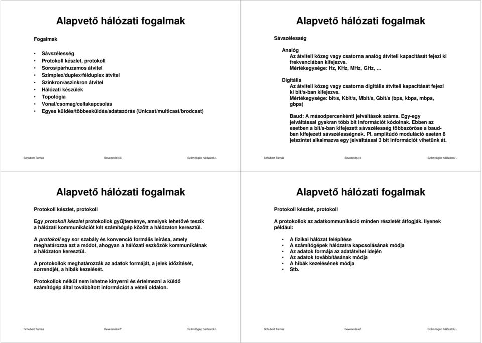 Mértékegysége: Hz, KHz, MHz, GHz, Digitális Az átviteli közeg vagy csatorna digitális átviteli kapacitását fejezi ki bit/s-ban kifejezve.