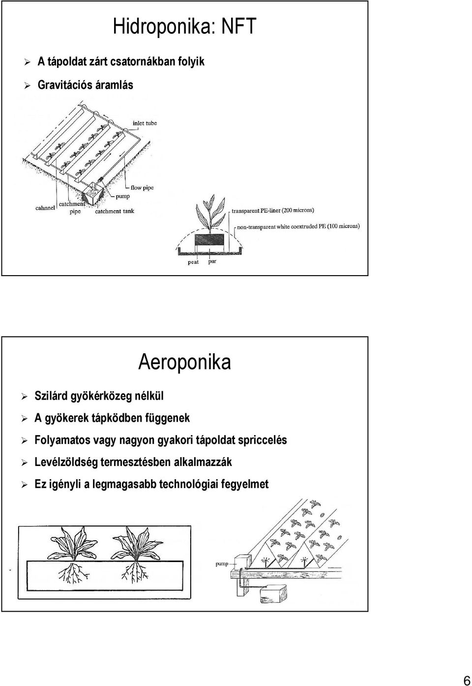 függenek Folyamatos vagy nagyon gyakori tápoldat spriccelés