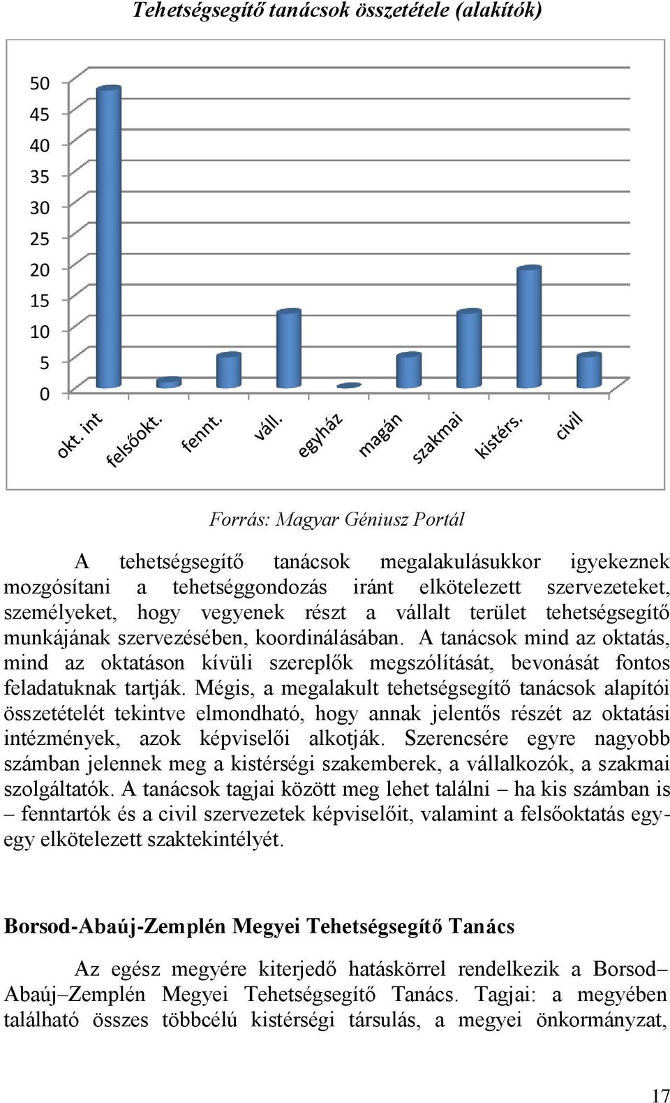 A tanácsok mind az oktatás, mind az oktatáson kívüli szereplők megszólítását, bevonását fontos feladatuknak tartják.