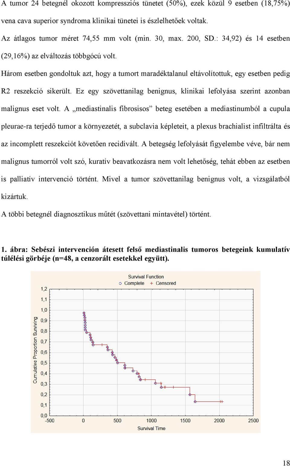 Ez egy szövettanilag benignus, klinikai lefolyása szerint azonban malignus eset volt.