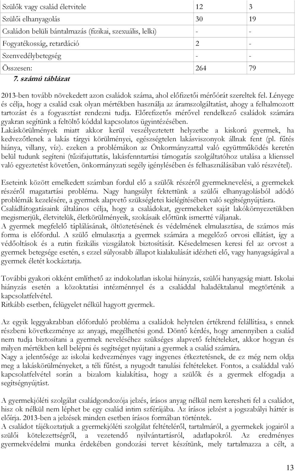 Lényege és célja, hogy a család csak olyan mértékben használja az áramszolgáltatást, ahogy a felhalmozott tartozást és a fogyasztást rendezni tudja.