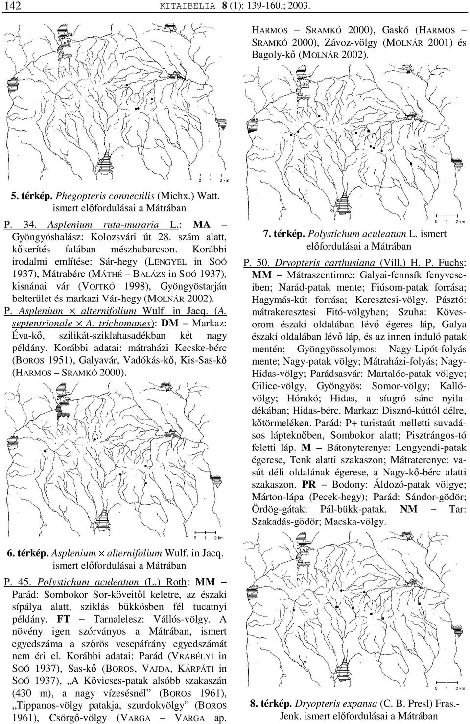 Korábbi irodalmi említése: Sár-hegy (LENGYEL in SOÓ 1937), Mátrabérc (MÁTHÉ BALÁZS in SOÓ 1937), kisnánai vár (VOJTKÓ 1998), Gyöngyöstarján belterület és markazi Vár-hegy (MOLNÁR 2002). P.