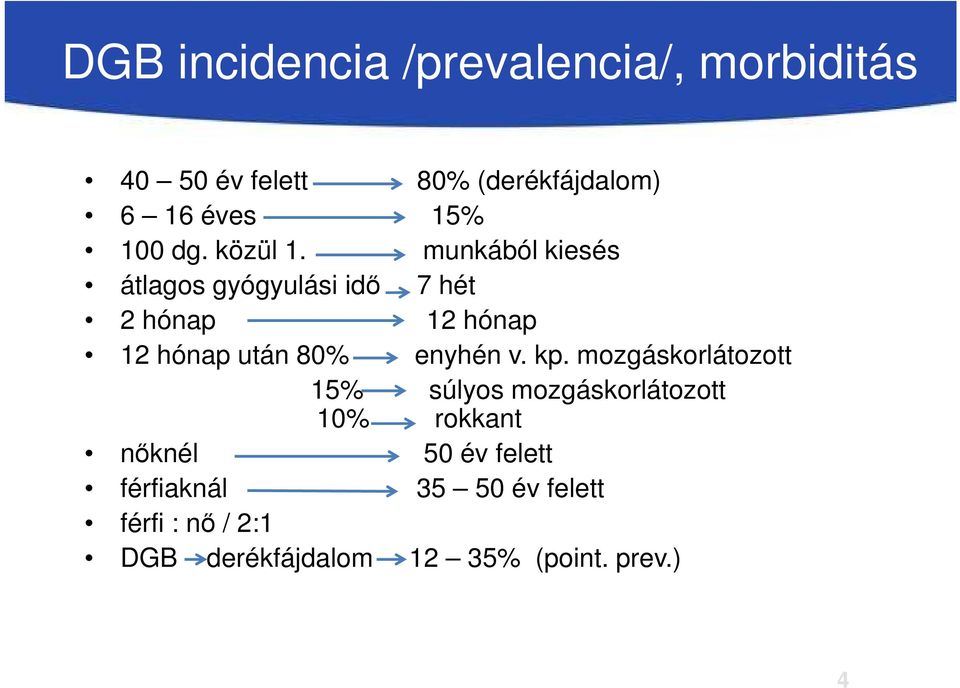 munkából kiesés átlagos gyógyulási idő 7 hét 2 hónap 12 hónap 12 hónap után 80% enyhén v.