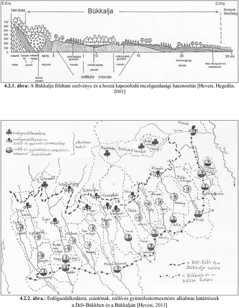 mezőgazdasági hasznosítás [Hevesi, Hegedűs, 2001] 4.2.2. ábra.